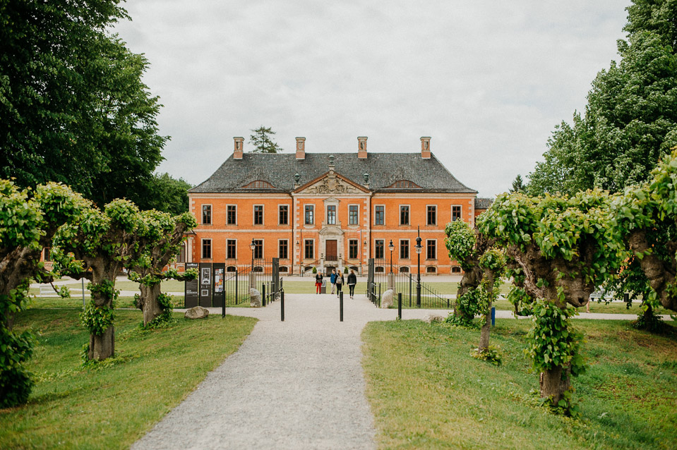 Musiker spielen zur Hochzeit auf Schloss Bothmer